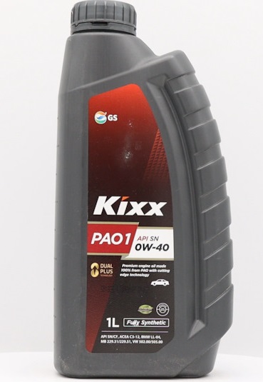 3f1c1d7e-365c-11ec-a29d-04d9f508137a Масло моторное Kixx PAO1 SAE 0w-40 синт. (1л)