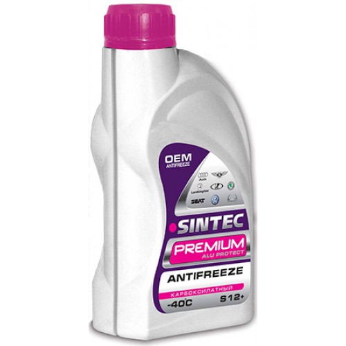 21e13c62-43b9-11e4-bc9f-001e673659ad Охлаждающая жидкость Antifreeze G12+ SINTEC PREMIUM (малиновый)