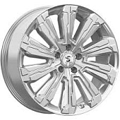 Диск колеса СКАД "Humber" 8,0x20 5*108 ET45 D63,35 Elite Silver