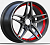 Диск колеса Vossen 5371 7,0x15 4*100/4*114,3 ET35 D73,1 Black Face + Red