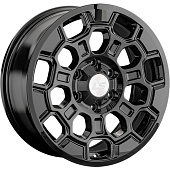 LS 8x18/6x139,7 ET36 D100,1 1364 BK (конус, Колпак+лого)