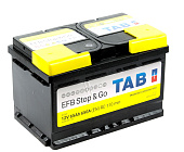 АКБ TAB 6ст-75 обр. низкий EFB STOP&GO