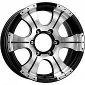 K&K 7x15/6x139,7 ET20 D108,5 Байконур (КС473) Алмаз черный
