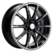Khomen Wheels 6,5x17/4x100 ET50 D60,1 KHW1707 (Lada Vesta) Black-FP