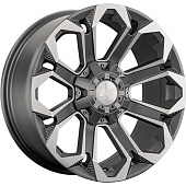 LS 9x18/6x139,7 ET20 D106,1 1366 MGMF (конус, Колпак+лого)