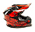 Шлем детский кроссовый GTX 632S #2 (M) BLACK/RED (51-52)