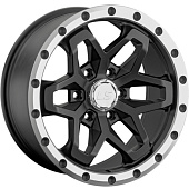LS 9x18/6x139,7 ET15 D106,1 1350 MBL (конус, Колпак+лого)