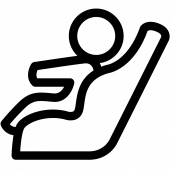 Корректор ремня безопасности детский SKYWAY Котенок и следы S04007003