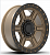 Диск колеса Fuel 6124 8,0x16 5*139,7 ET0 D110 Satin Bronze + Black Lip
