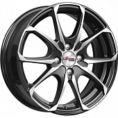 6x16/5x112 ET45 D57,1 Такеши (КС877) Блэк Джек