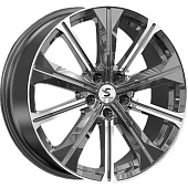 7x19/5x112 ET43 D57,1 КР013 (Tiguan) Diamond Gloss Graphite