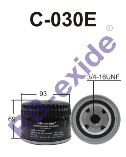 1a7c53d4-bac8-11e6-aa0d-0cc47a3200a7 PH 5822 Фильтр масляный RB-Exide C-030E LADA 2108-72