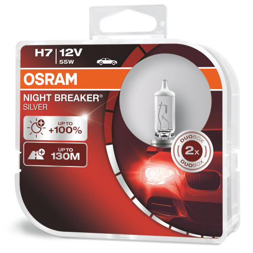 6d42a747-6373-11ea-a251-04d9f508137a Автолампа H7 55W+100% (64210NBS_HCB)  2шт.Night Breaker Silver