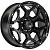 LS FlowForming 9x18/6x114,3 ET25 D67,1 RC68 BKS (конус, Колпак+лого)