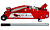 Домкрат гидравлический подкатной 2,5т h=140-387мм, с фиксатором "ARNEZI"